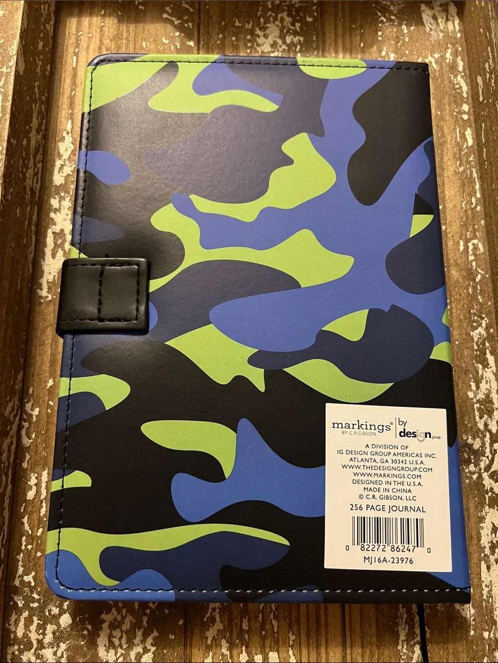 BACK TO SCHOOL CAMO PATTERNED JOURNAL by CR GIBSON